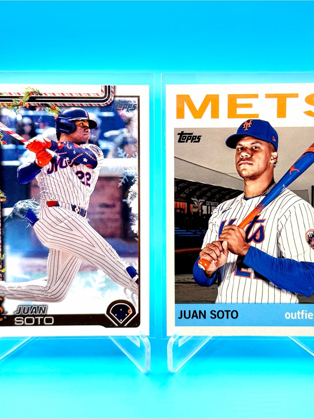 🔥Juan Soto Lot! 🔥Topps Holiday + Topps Archives Insert! 🤯 Mets!